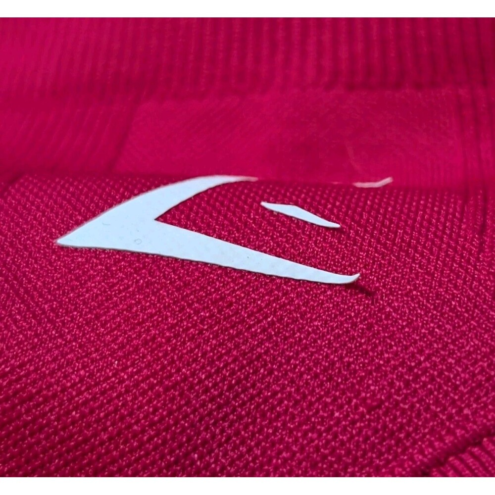 Gymshark Size XS Sweat Seamless Sports Bra 2.0 Light Support Punk Pink Stretch - Picture 8 of 10